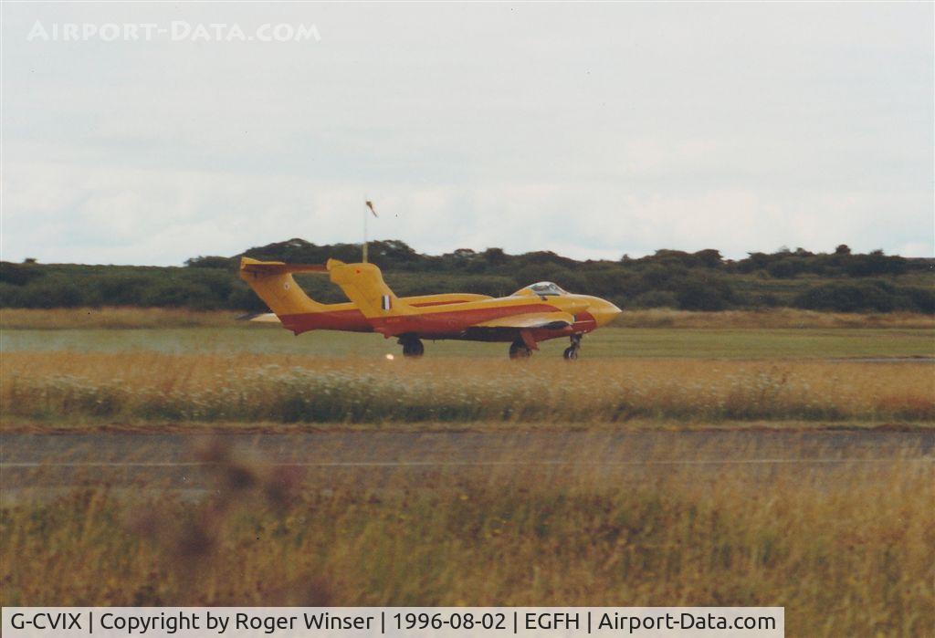 G-CVIX, 1963 De Havilland DH-110 Sea Vixen D.3 C/N 10132, Landing Runway 04.