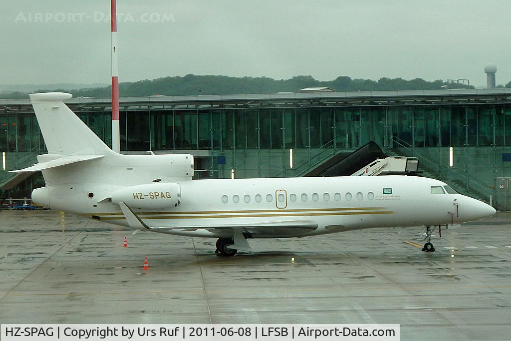 HZ-SPAG, 2009 Dassault Falcon 7X C/N 79, Falcon 7X - out of easyJet A319 to BCN