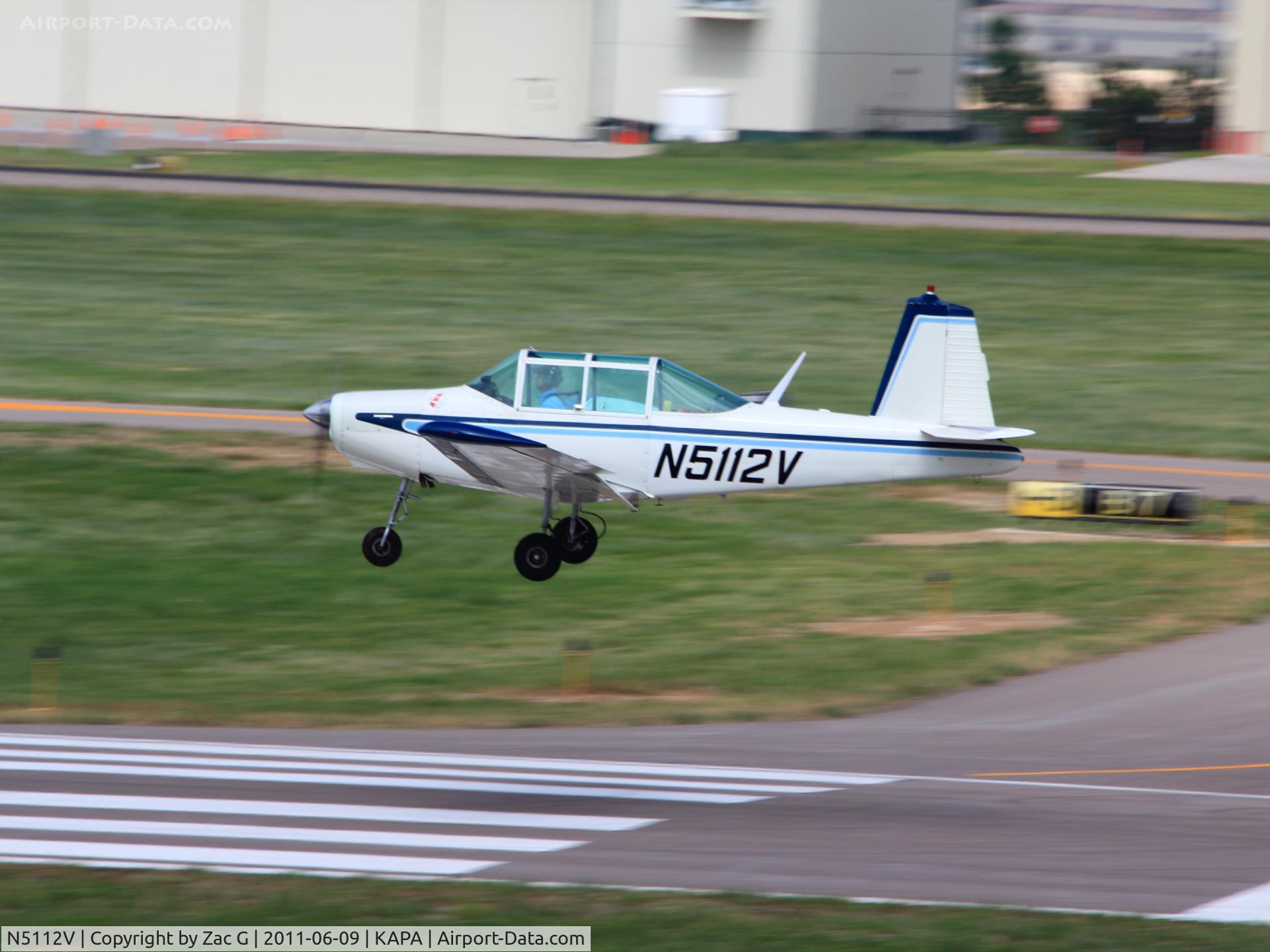 N5112V, 1961 Morrisey 2150A C/N SP-12, Landing 35L.