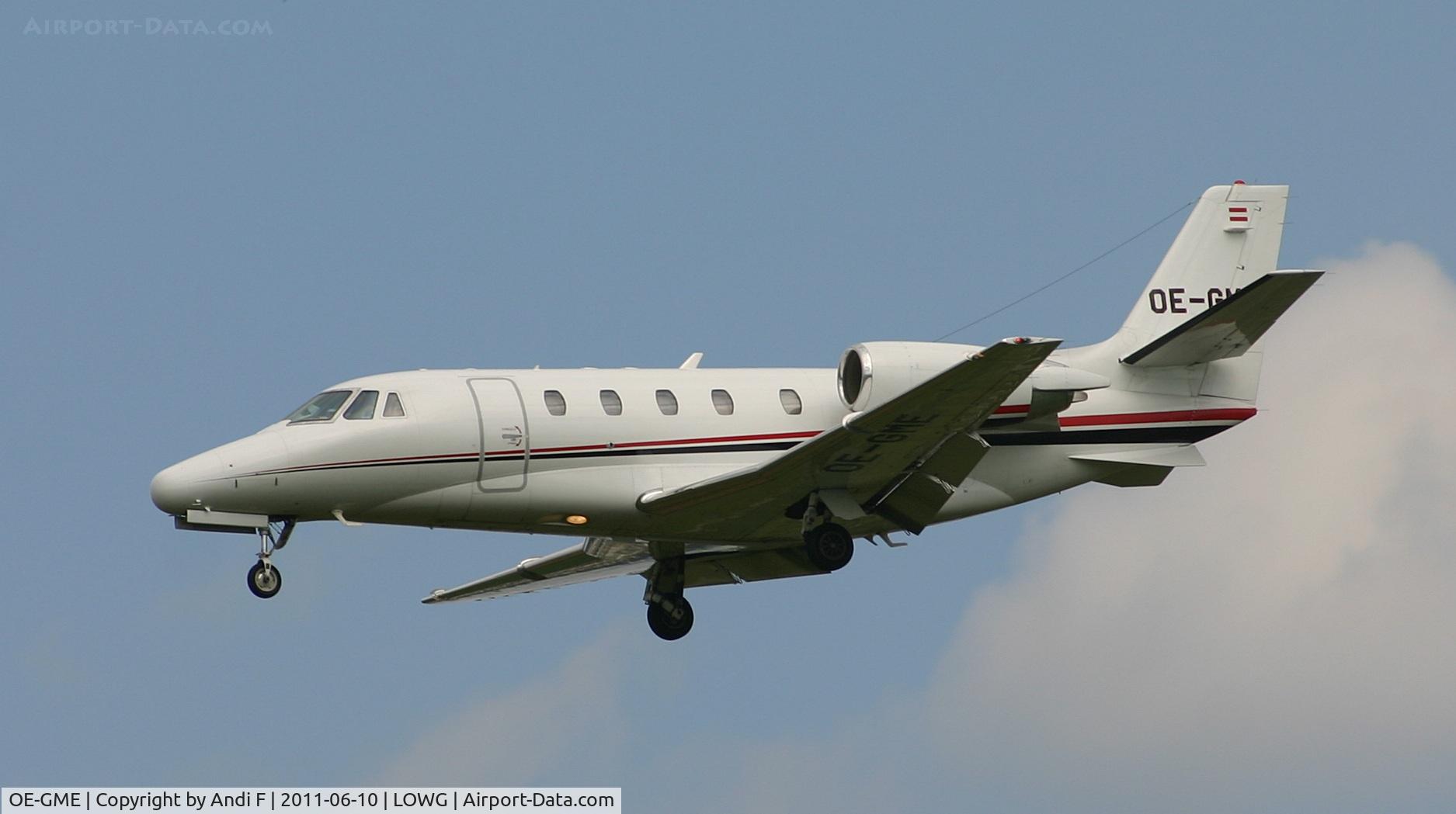 OE-GME, 2000 Cessna 560XL Citation Excel C/N 560-5113, Privat