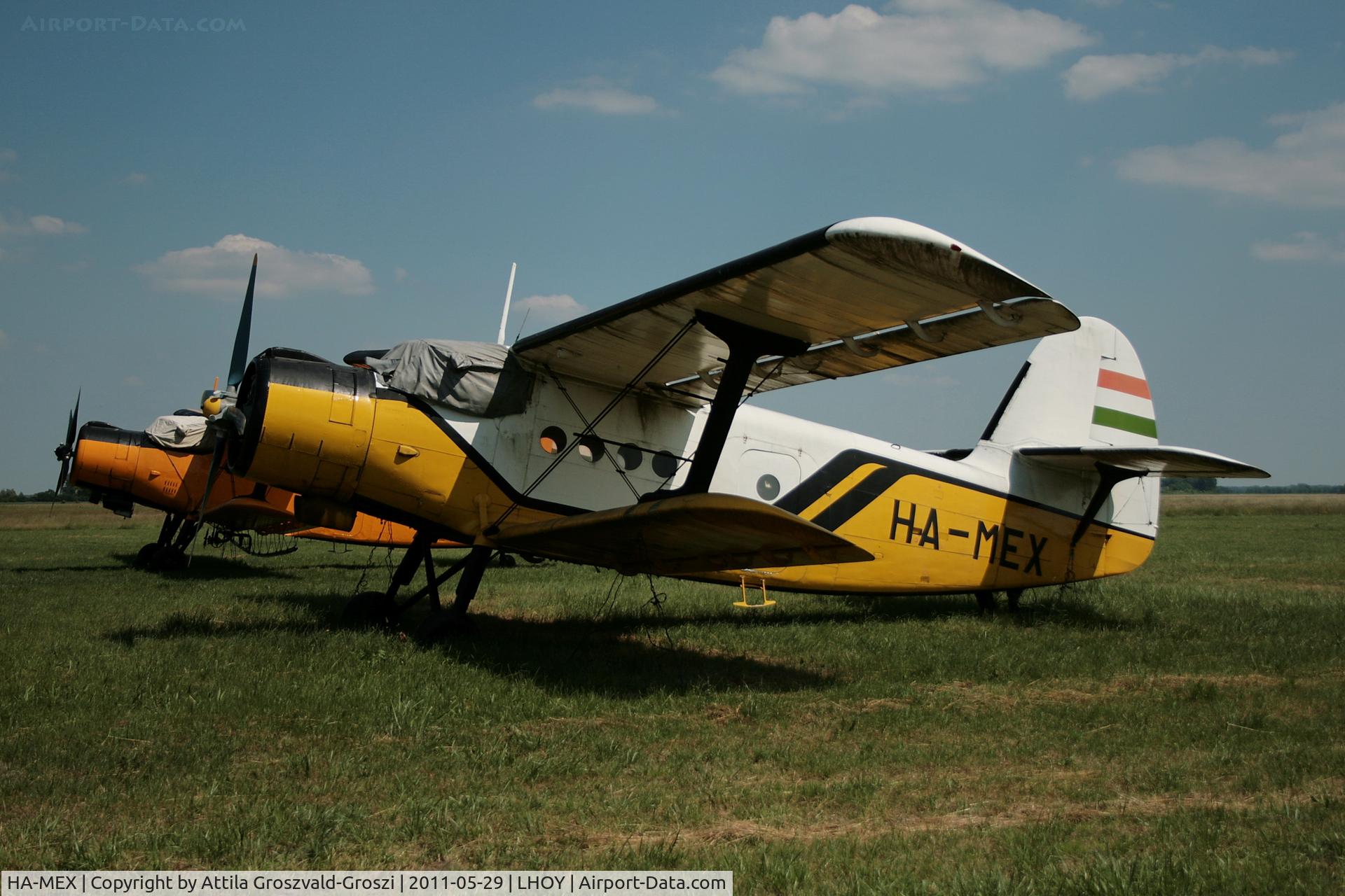 HA-MEX, 1986 PZL-Mielec AN-2R C/N 1G217-53, Öcsény Airport - Hungary