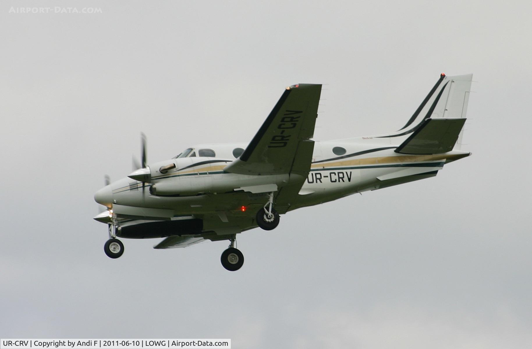 UR-CRV, Beech C90B King Air C/N LJ-1348, Suprise