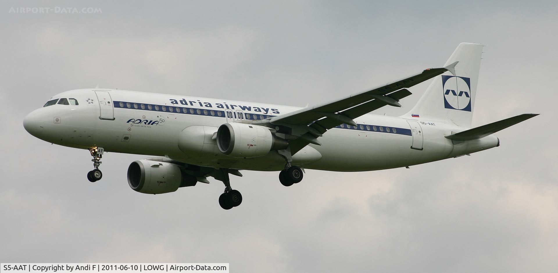 S5-AAT, 1991 Airbus A320-231 C/N 0191, Retro