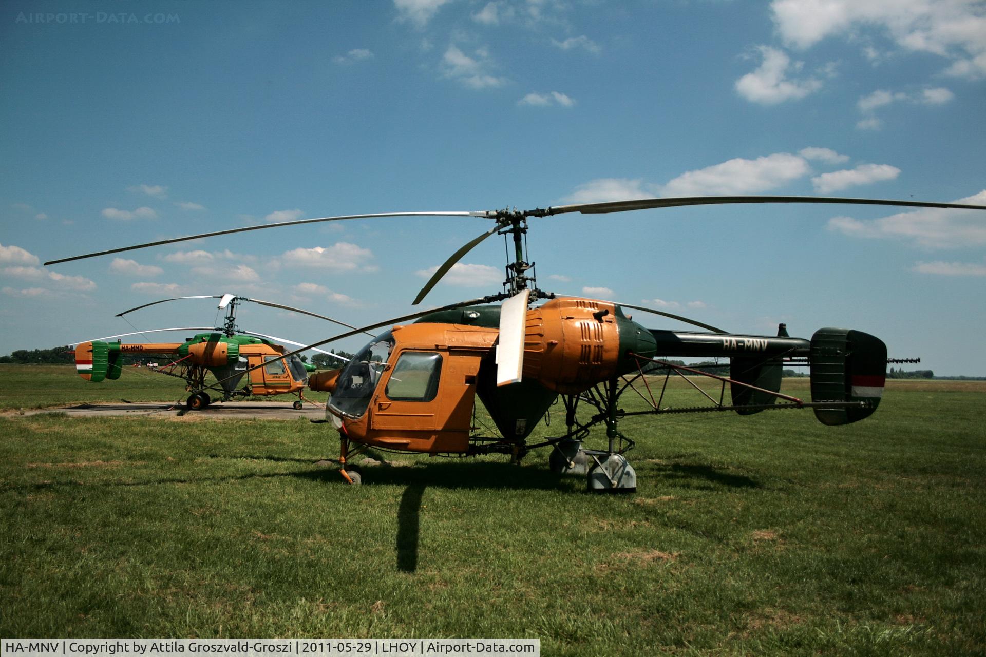 HA-MNV, 1976 Kamov Ka-26 Hoodlum C/N 7605608, Öcsény Airport - Hungary