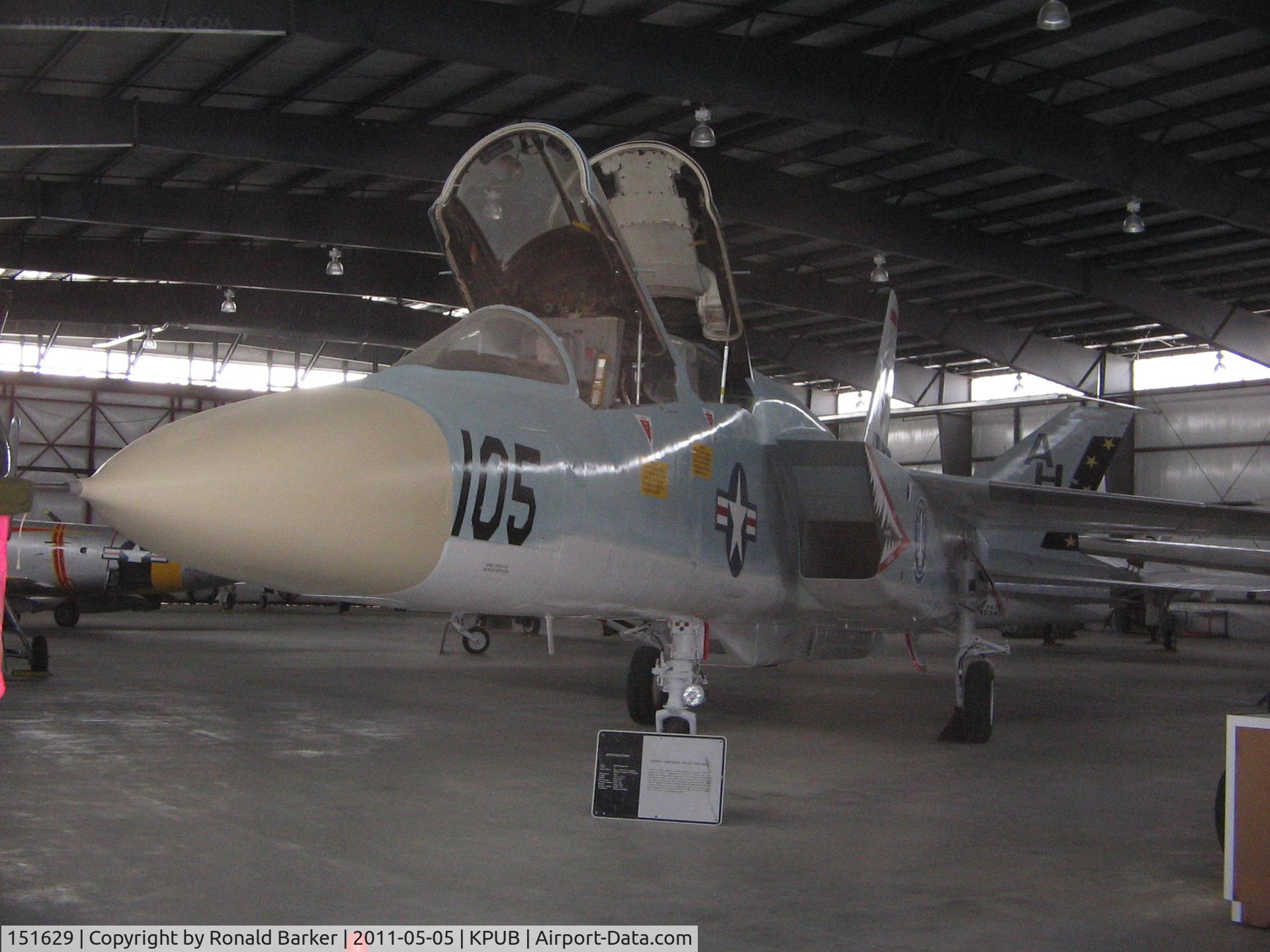 151629, North American RA-5C Vigilante C/N NA283-35, Pueblo Weisbrod Aircraft Museum