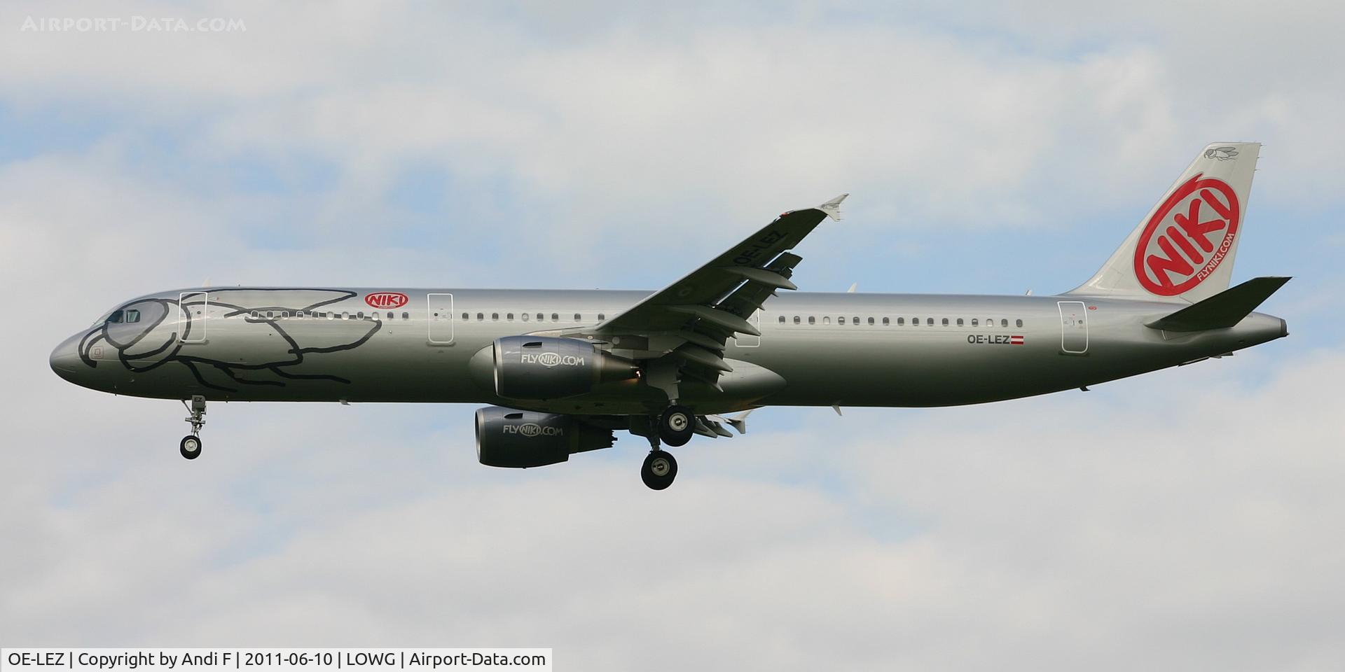 OE-LEZ, 2011 Airbus A321-211 C/N 4648, Brand new