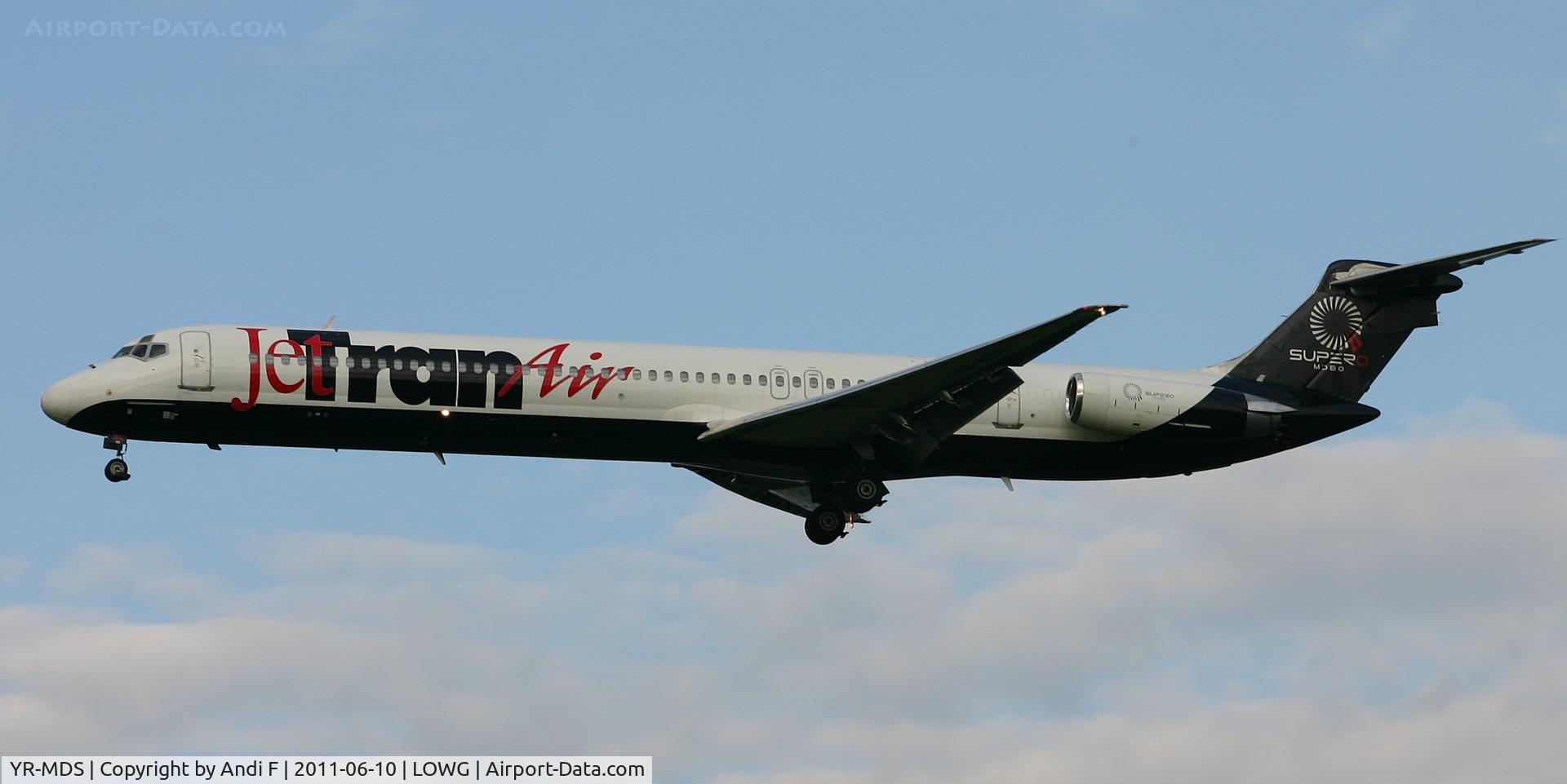 YR-MDS, 1982 McDonnell Douglas MD-82 (DC-9-82) C/N 48098, For Mistral