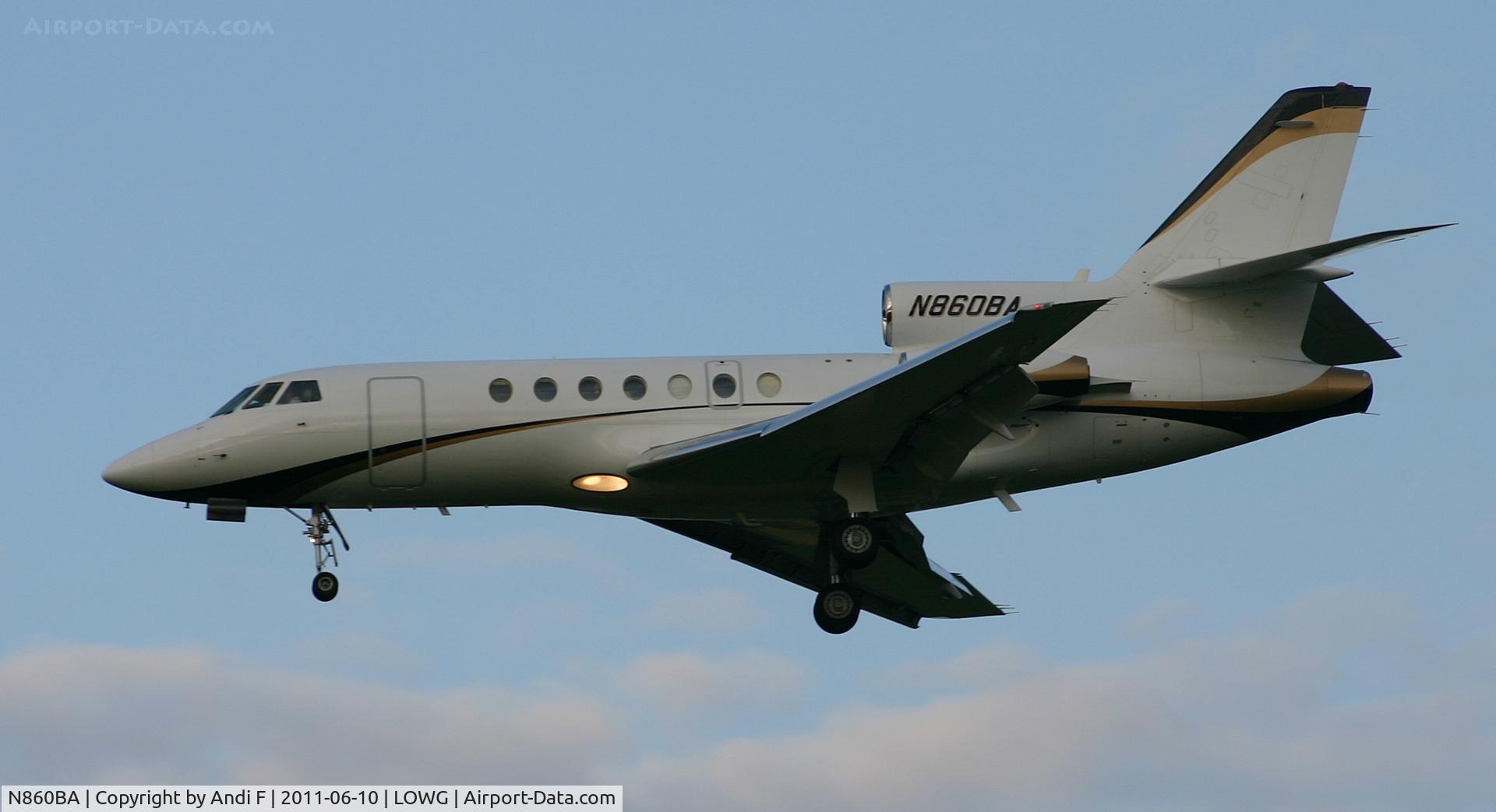 N860BA, 1984 Dassault-Breguet Falcon 50 C/N 142, Shakira is coming