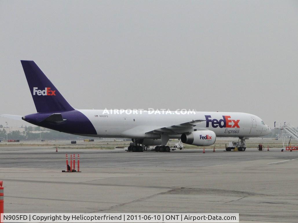 N905FD, 1993 Boeing 757-2B7 C/N 27145, Parked in the spare aircraft parking area