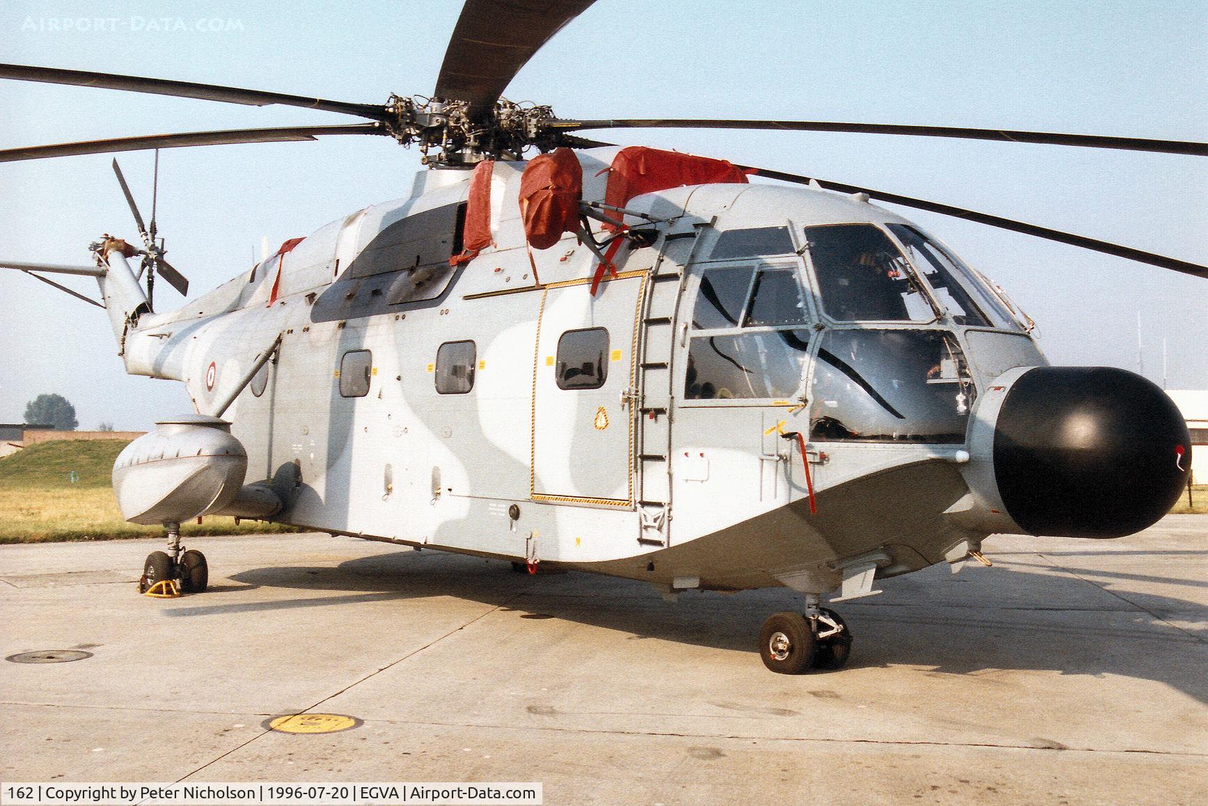 162, Aérospatiale SA-321G Super Frelon C/N 162, SA-321G Super Frelon of 32 Flotille of the French Aeronavale on display at the 1996 Royal Intnl Air Tattoo at RAF Fairford.
