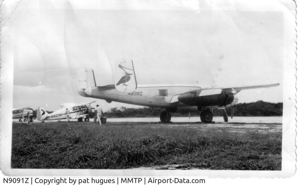 N9091Z, 1944 North American B-25J Mitchell Mitchell C/N 108-47554, Tapachula 1960