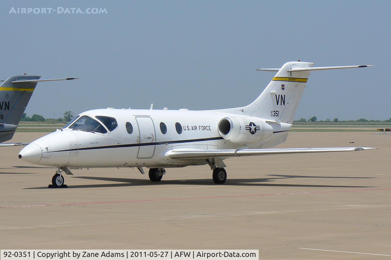 92-0351, 1992 Beechcraft T-1A Jayhawk C/N TT-64, At Alliance Airport, Fort Worth, TX