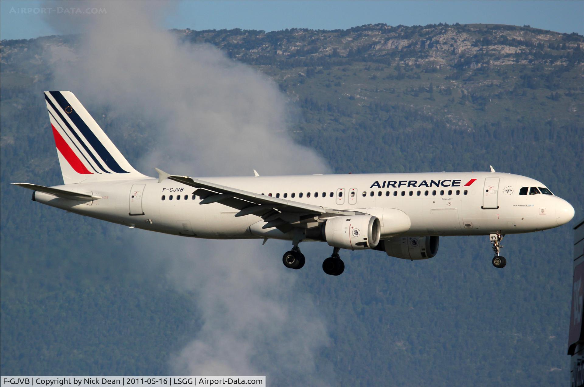 F-GJVB, 1990 Airbus A320-211 C/N 0145, LSGG/GVA