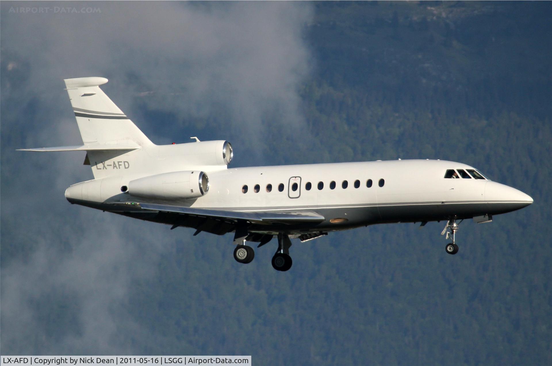LX-AFD, 2007 Dassault Falcon 900DX C/N 615, LSGG/GVA