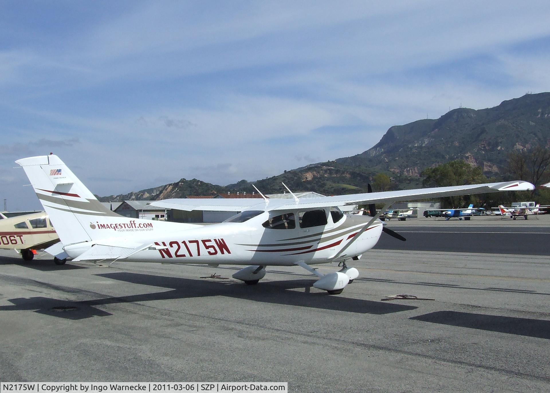 N2175W, 2005 Cessna T182T Turbo Skylane C/N T18208463, Cessna T182T Skylane at Santa Paula airport during the Aviation Museum of Santa Paula open Sunday