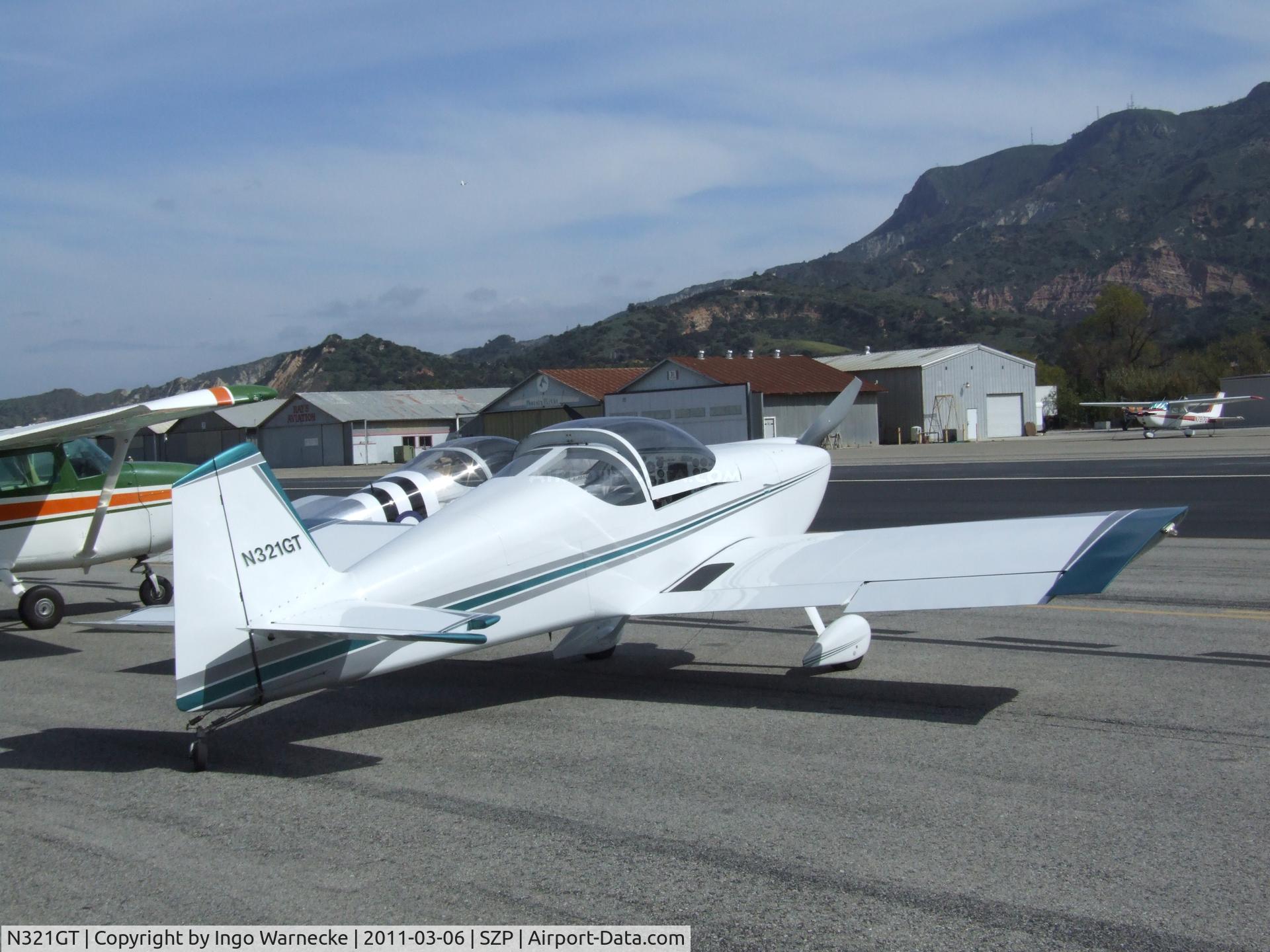 N321GT, 1994 Vans RV-6 C/N 21158, Vans (Hanna) RV-6 at Santa Paula airport during the Aviation Museum of Santa Paula open Sunday