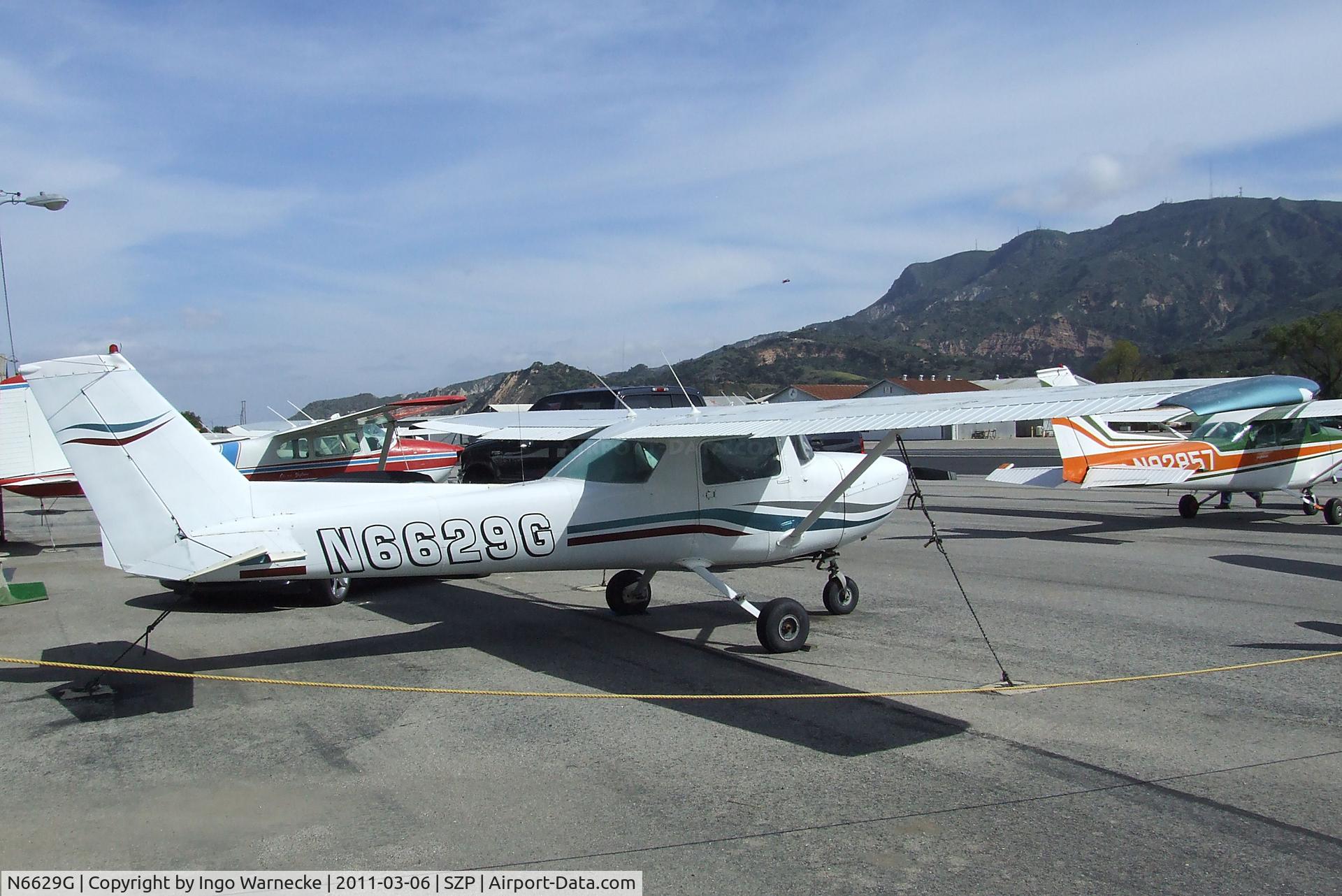 N6629G, 1970 Cessna 150L C/N 15072129, Cessna 150L at Santa Paula airport during the Aviation Museum of Santa Paula open Sunday