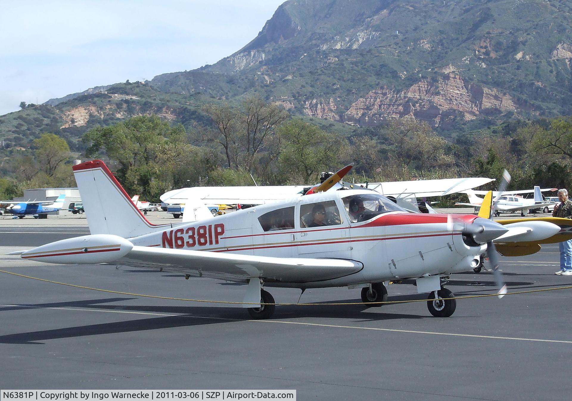 N6381P, 1959 Piper PA-24-250 Comanche C/N 24-1491, Piper PA-24-250 Comanche 250 at Santa Paula airport during the Aviation Museum of Santa Paula open Sunday