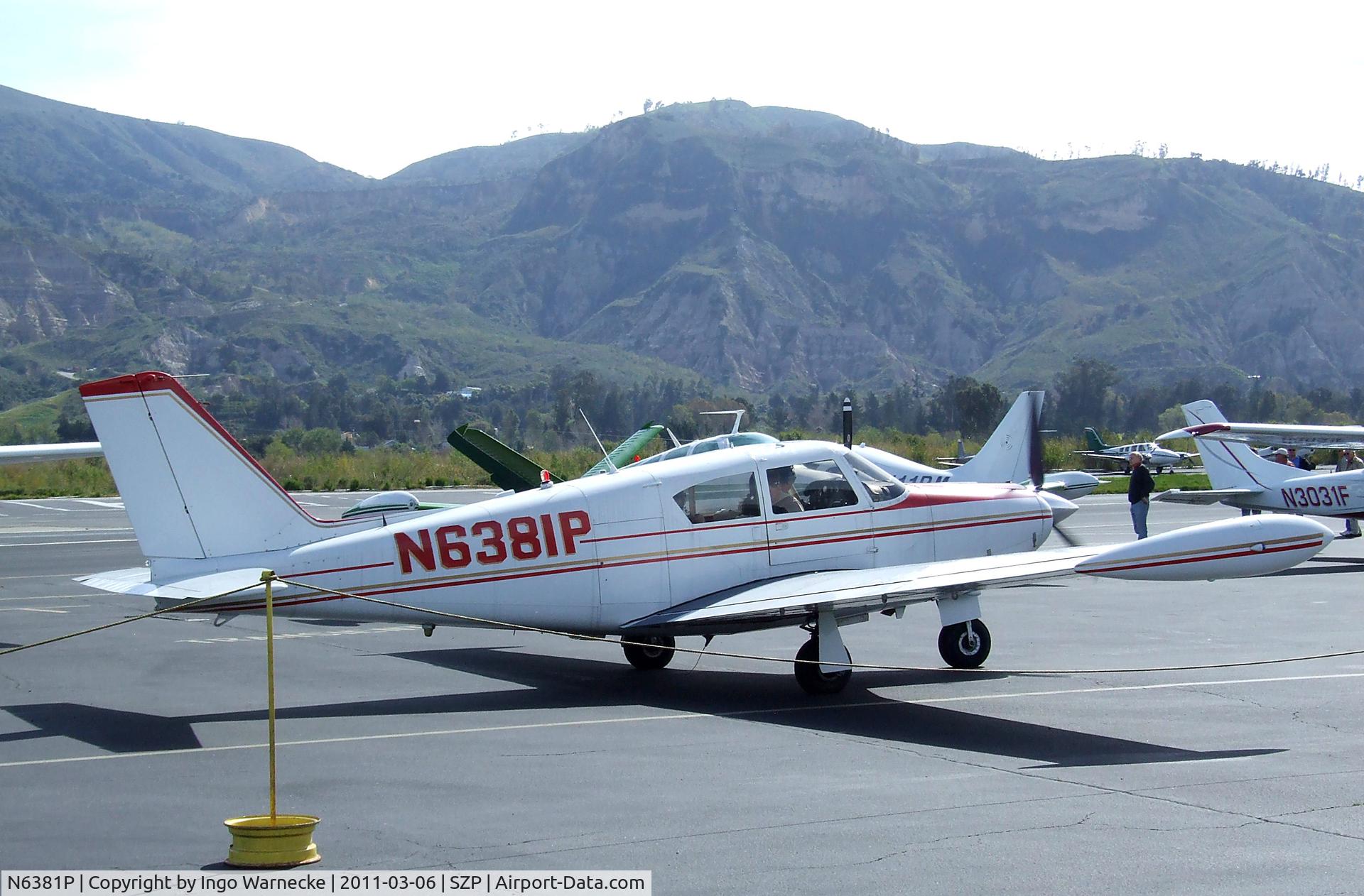 N6381P, 1959 Piper PA-24-250 Comanche C/N 24-1491, Piper PA-24-250 Comanche 250 at Santa Paula airport during the Aviation Museum of Santa Paula open Sunday