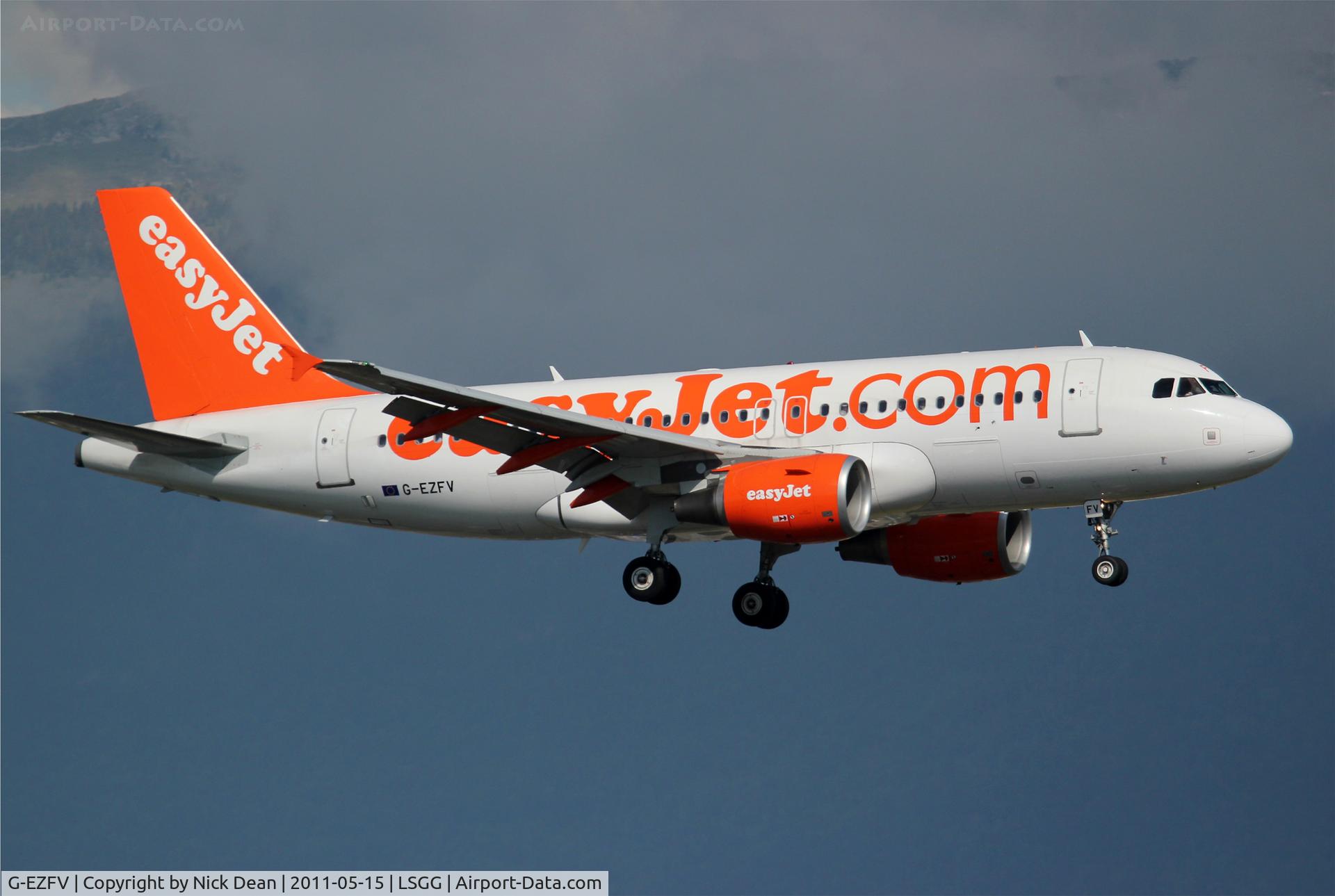 G-EZFV, 2010 Airbus A319-111 C/N 4327, LSGG/GVA