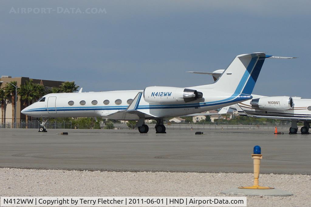 N412WW, 1992 Gulfstream Aerospace Gulfstream IV-SP C/N 1203, 1992 Gulfstream Aerospace G-IV, c/n: 1203 at Henderson Exec