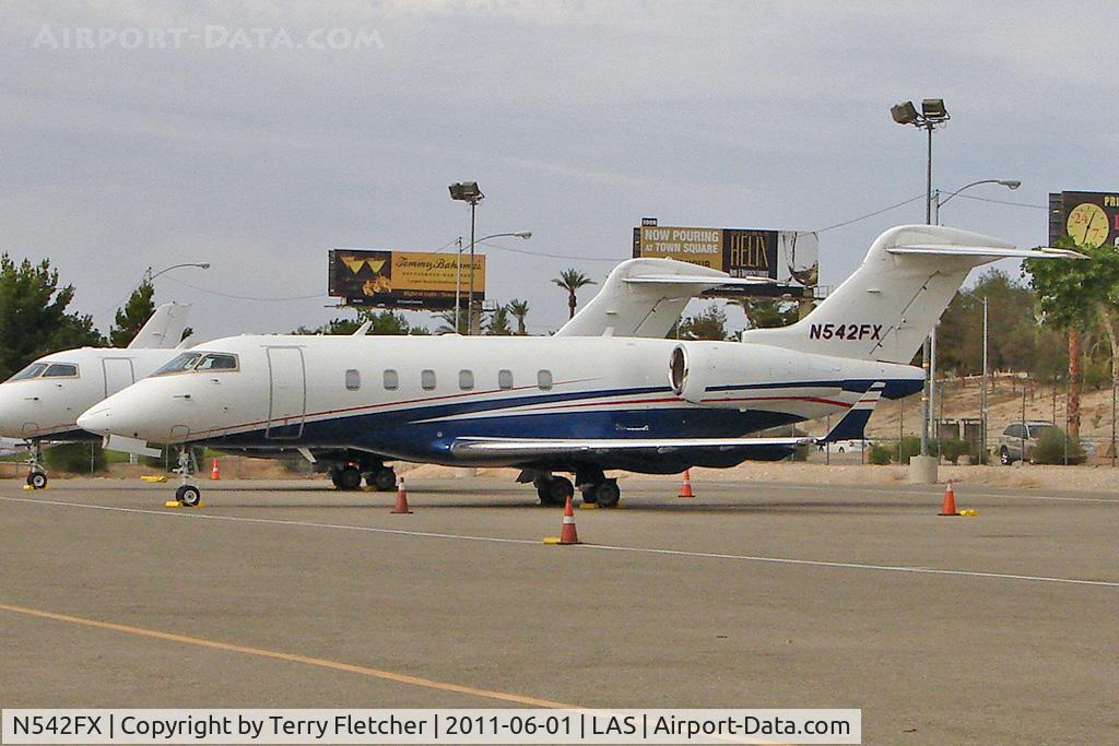 N542FX, 2008 Bombardier Challenger 300 (BD-100-1A10) C/N 20217, 2008 Bombardier BD-100-1A10, c/n: 20217 at Las Vegas