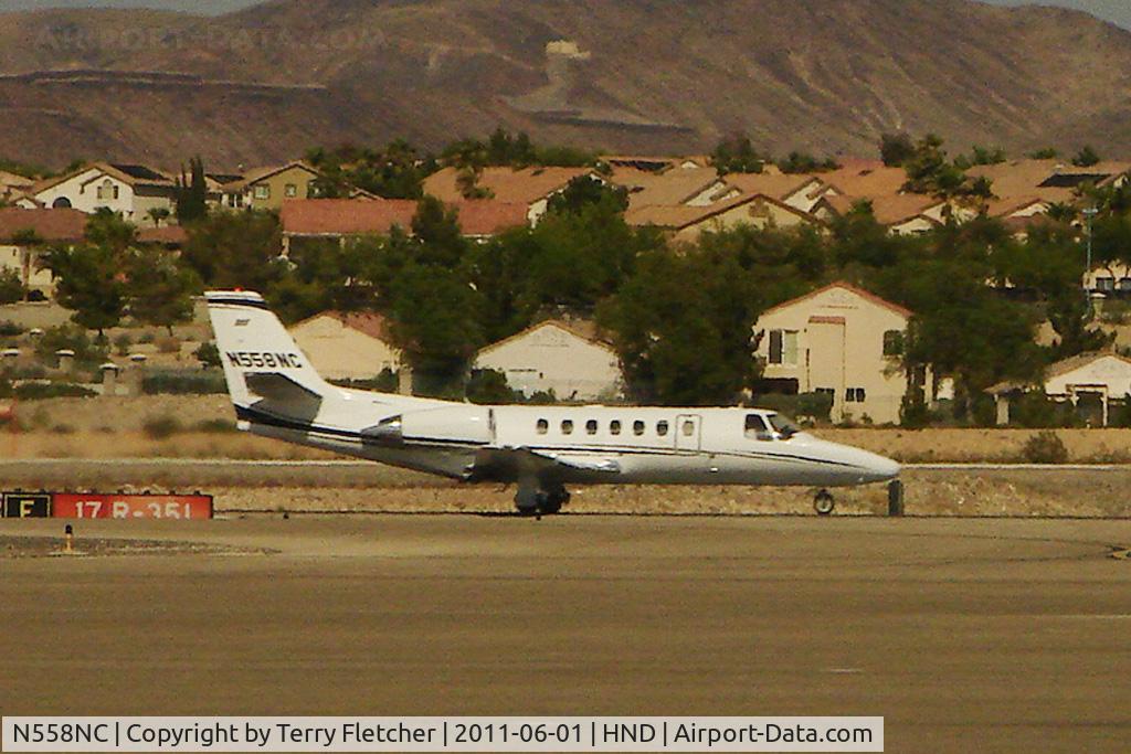 N558NC, 2001 Cessna 560 C/N 560-0558, A distant shot of 2001 Cessna 560, c/n: 560-0558 departing Henderson Exec