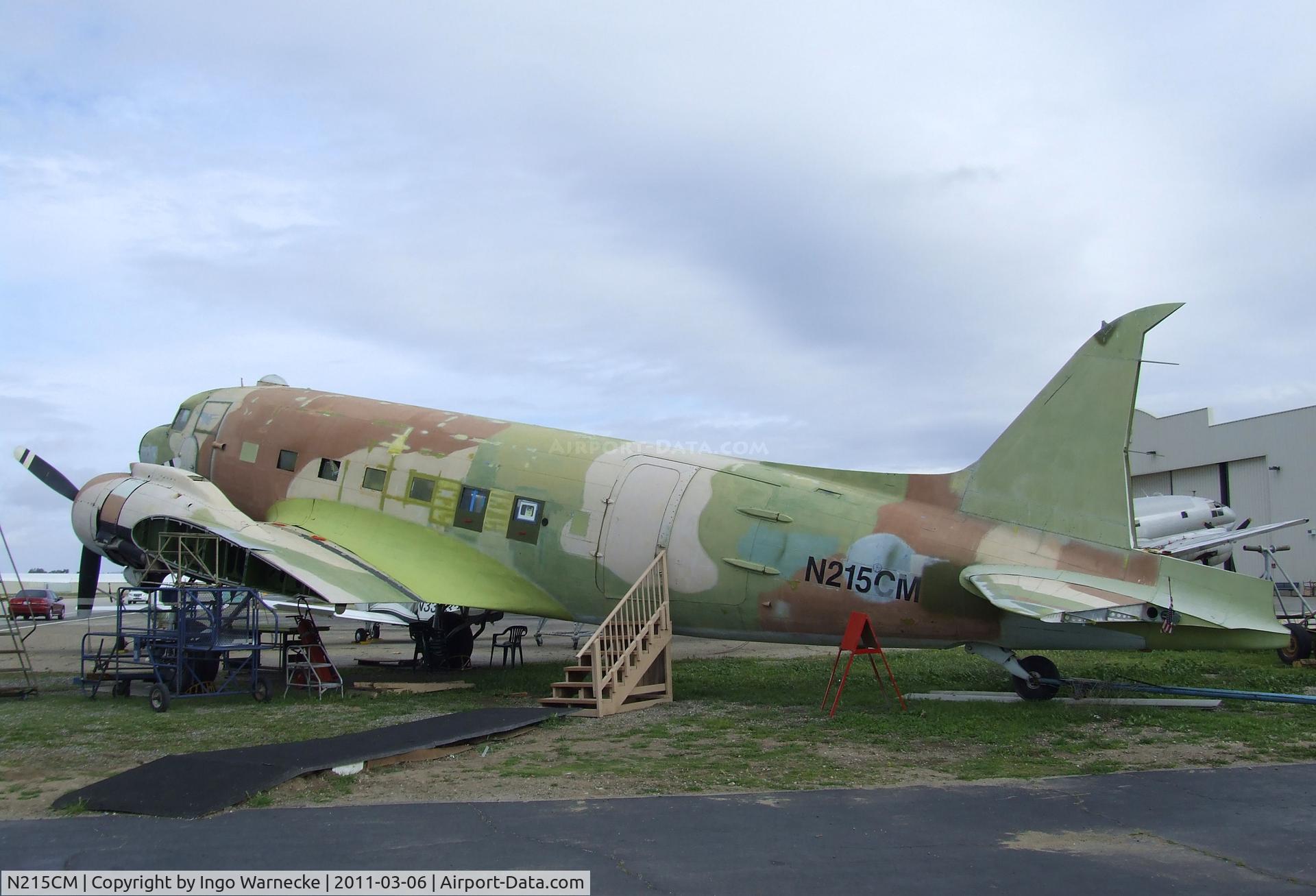N215CM, 1944 Douglas C-47B Skytrain C/N 26792, Douglas C-47 still awaiting restoration at the Commemorative Air Force Southern California Wing's WW II Aviation Museum, Camarillo CA