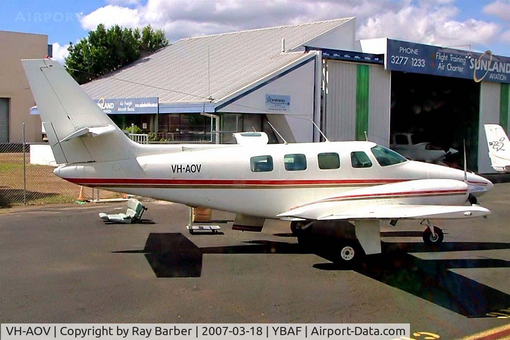 VH-AOV, 1981 Cessna T303 Crusader C/N T30300020, Cessna T.303 Crusader [T303-00020] Brisbane-Archerfield~VH 18/03/2007
