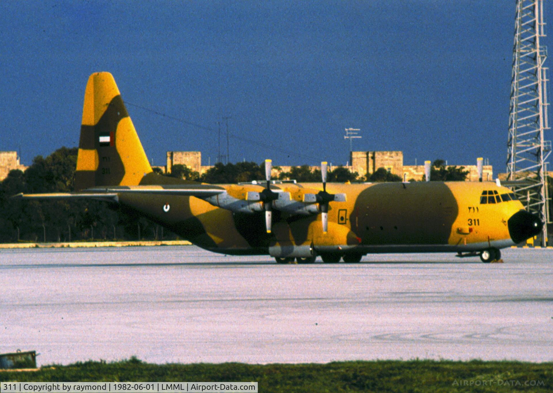 311, 1979 Lockheed L-100-30 Hercules (L-382G) C/N 382-4834, C130 Hercules 311 United Arab Emirates