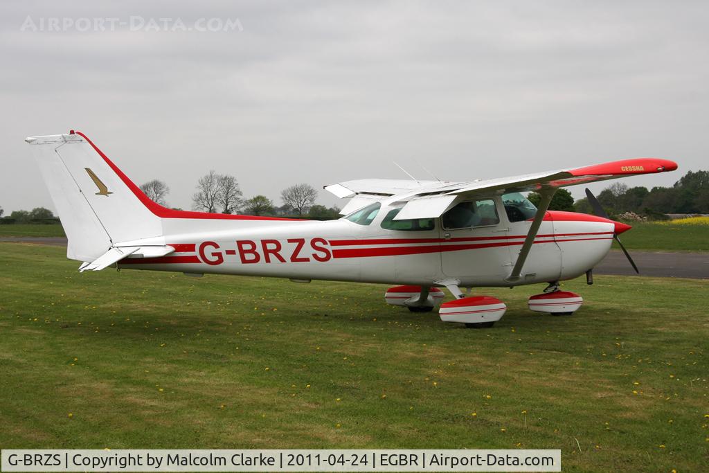 G-BRZS, 1981 Cessna 172P C/N 172-75004, Cessna 172P at Breighton Airfield, UK in April 2011.