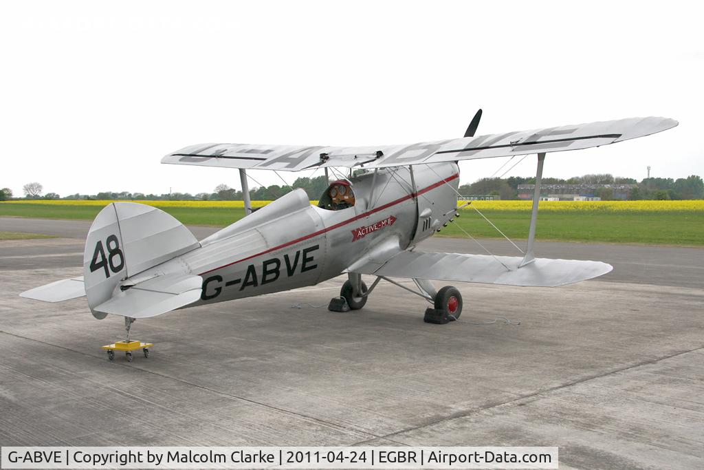 G-ABVE, 1932 Arrow Active 2 C/N 2, Arrow Active 2 at Breighton Airfield, UK in April 2011.