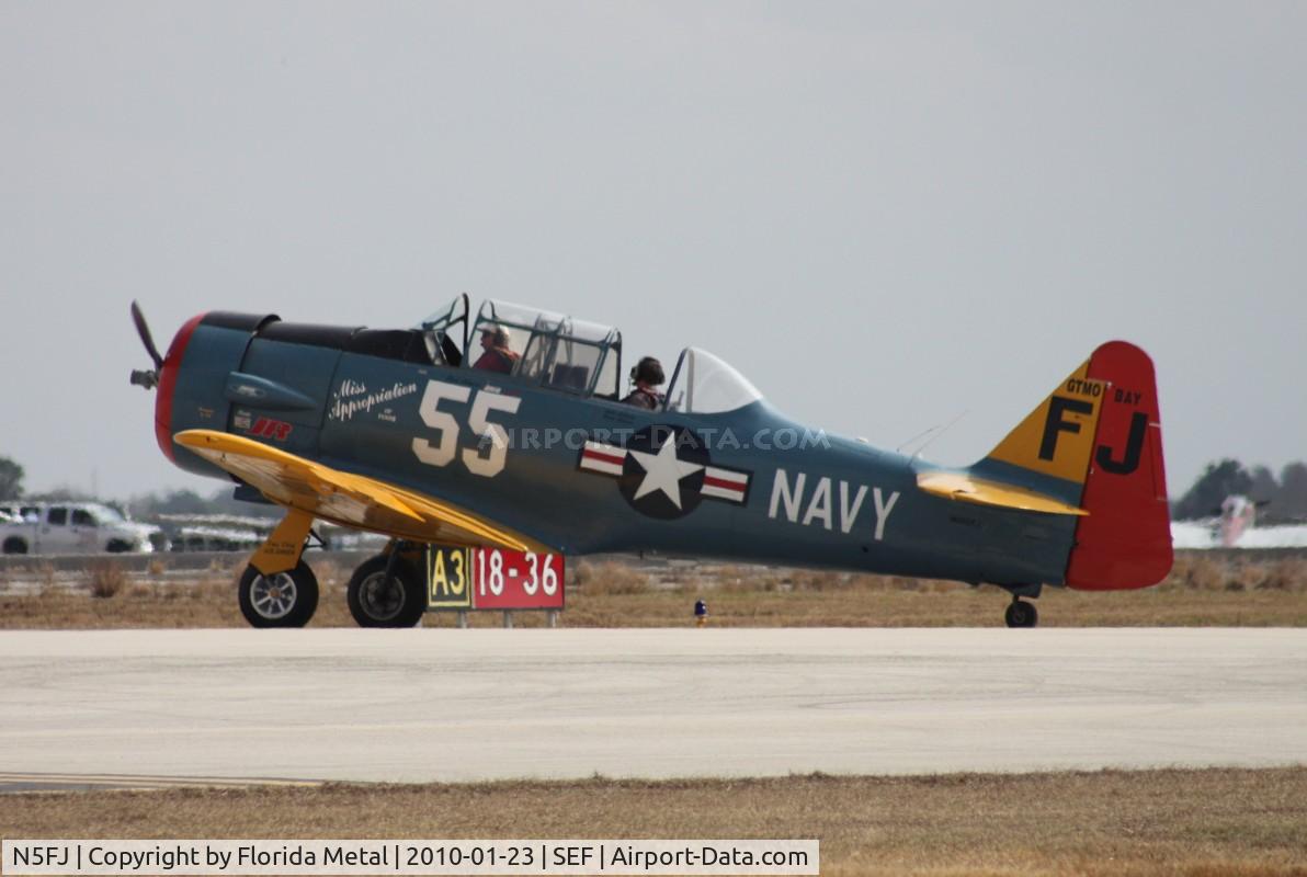 N5FJ, North American AT-6 C/N 88-14705, AT-6 Trainer