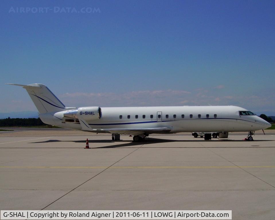 G-SHAL, 2006 Bombardier Challenger 850 (CL-600-2B19) C/N 8066, Private Charter