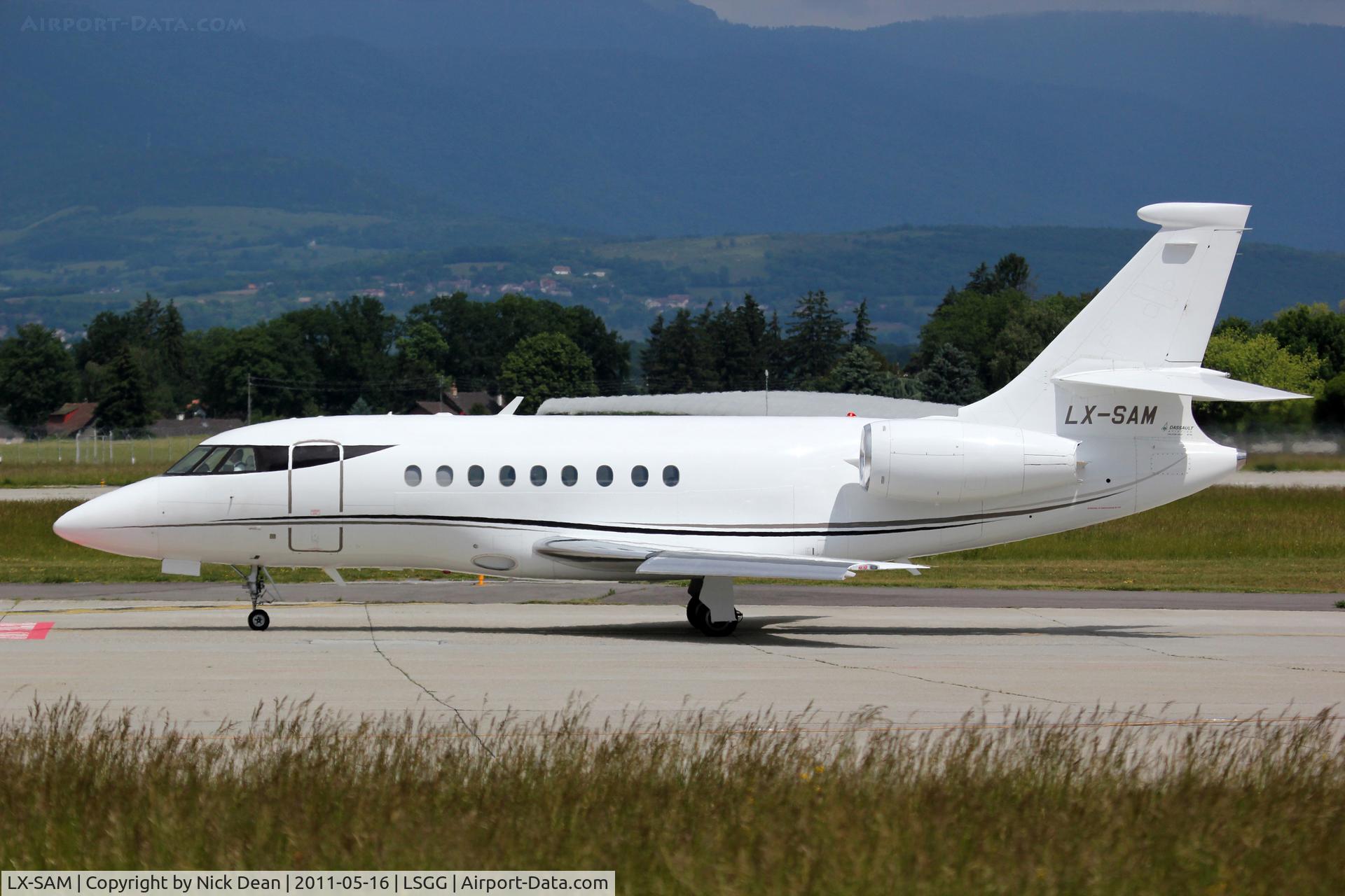 LX-SAM, 1996 Dassault Falcon 2000 C/N 026, LSGG/GVA