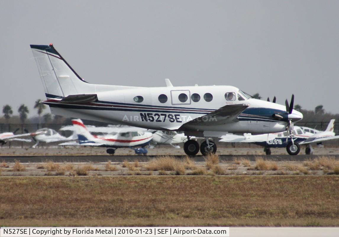 N527SE, 2007 Hawker Beechcraft Corp C90GT C/N LJ-1850, Beech C90GT