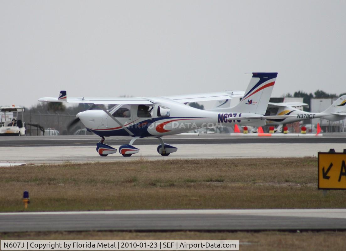 N607J, 2007 Jabiru J250-SP C/N 455, Jabiru J250