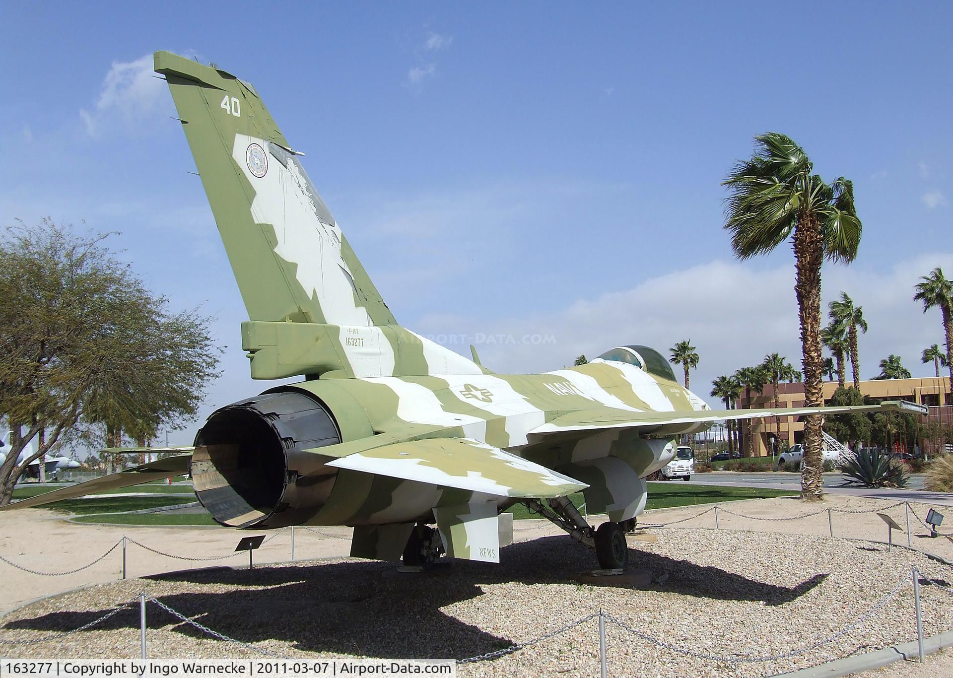 163277, General Dynamics F-16N Fighting Falcon C/N 3M-10, General Dynamics F-16N Fighting Falcon at the Palm Springs Air Museum, Palm Springs CA