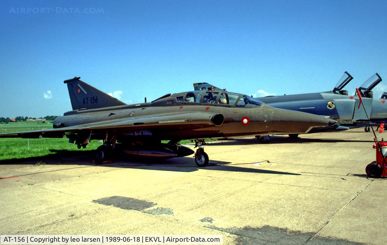 AT-156, 1972 Saab TF-35 Draken C/N 35-1156, Vaerloese AB Denmark 18.6.89