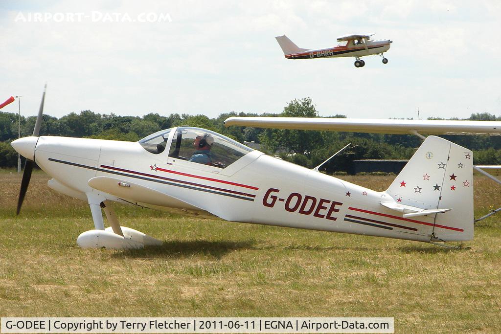 G-ODEE, 2002 Vans RV-6 C/N PFA 181A-13173, One of the aircraft at the 2011 Merlin Pageant held at Hucknall Airfield