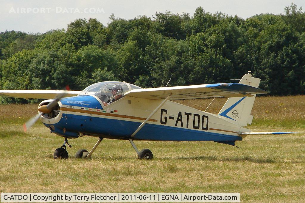 G-ATDO, 1965 Bolkow Bo-208C Junior C/N 576, One of the aircraft at the 2011 Merlin Pageant held at Hucknall Airfield