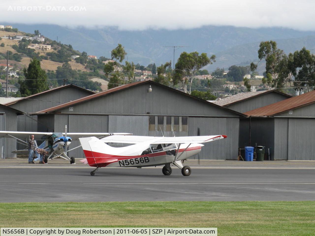 N5656B, 1983 Maule M-7-235 Super Rocket C/N 4002C, 1983 Maule M-7-235 SUPER ROCKET, Lycoming O-540-W1A5 235 Hp, taxi off Rwy 04