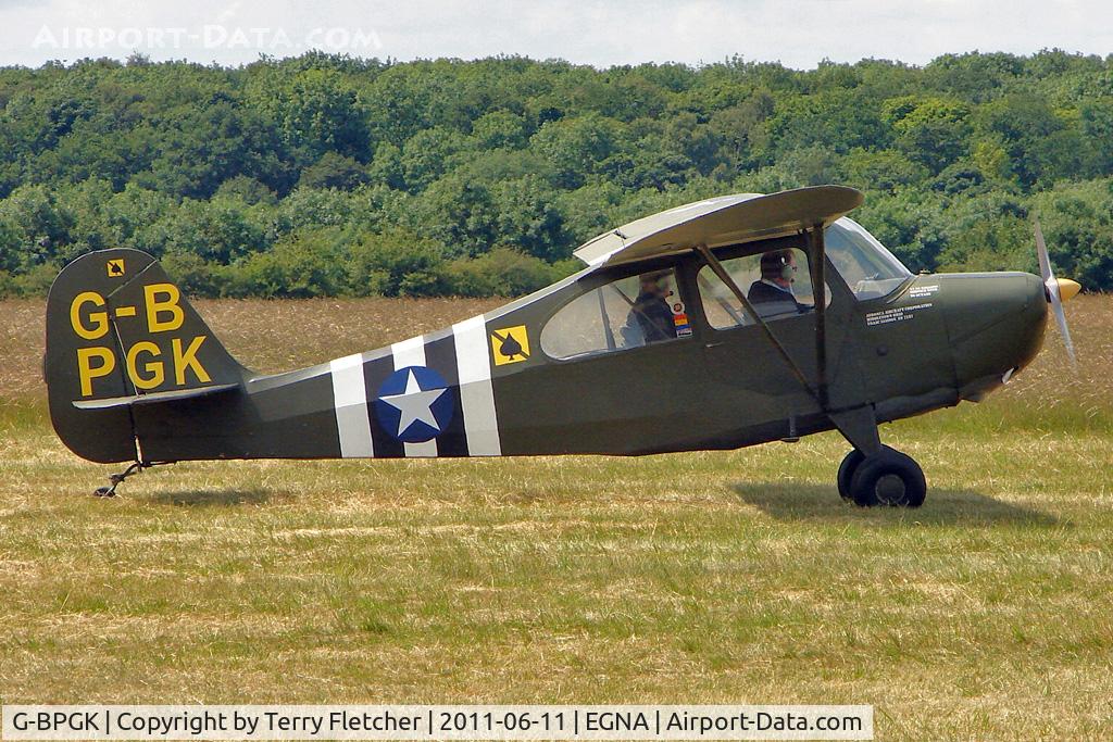 G-BPGK, 1956 Aeronca 7AC Champion C/N 7AC-7187, One of the aircraft at the 2011 Merlin Pageant held at Hucknall Airfield