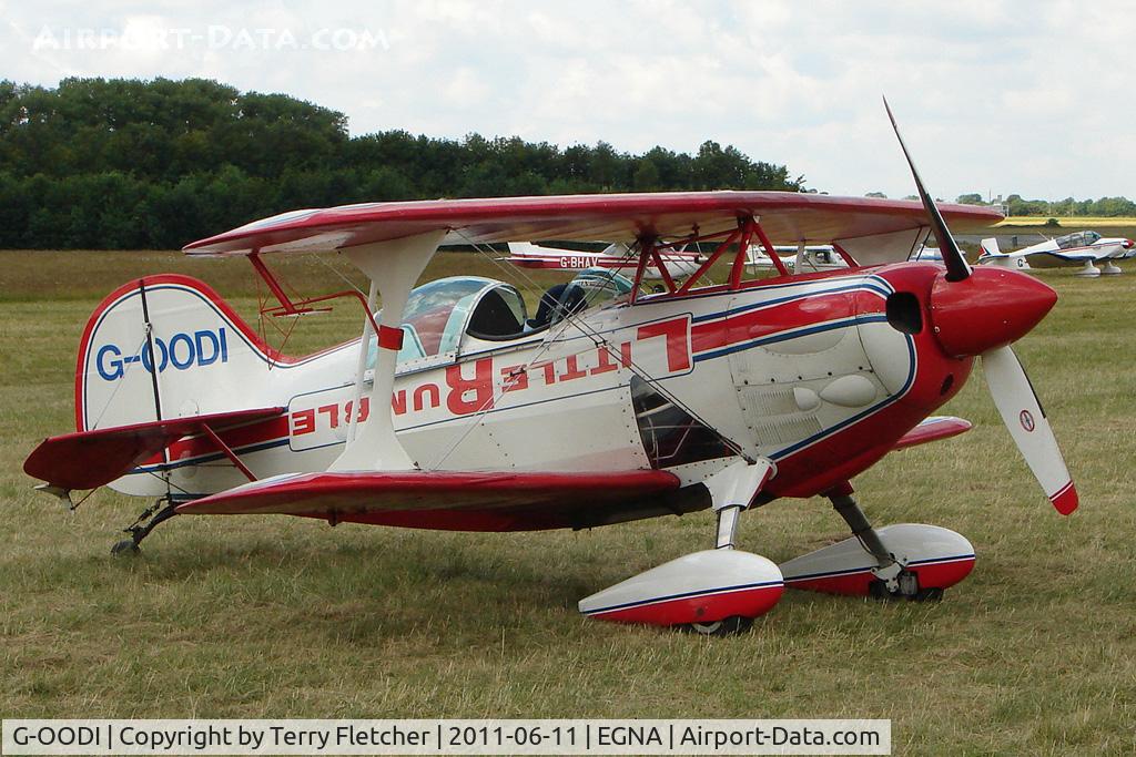 G-OODI, 1977 Pitts S-1D Special C/N KH1, One of the aircraft at the 2011 Merlin Pageant held at Hucknall Airfield