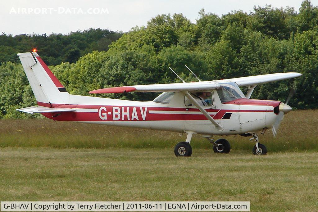 G-BHAV, 1979 Reims F152 C/N 1633, One of the aircraft at the 2011 Merlin Pageant held at Hucknall Airfield