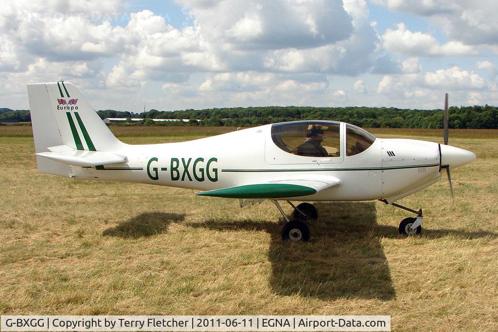 G-BXGG, 1998 Europa Tri-Gear C/N PFA 247-12803, One of the aircraft at the 2011 Merlin Pageant held at Hucknall Airfield
