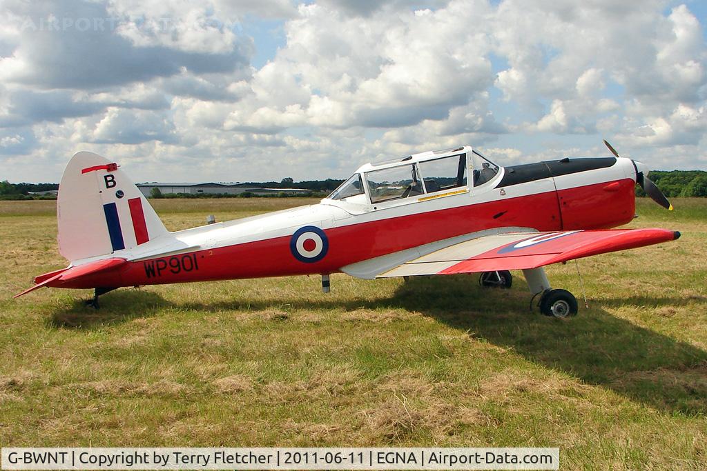 G-BWNT, 1952 De Havilland DHC-1 Chipmunk T.10 C/N C1/0772, One of the aircraft at the 2011 Merlin Pageant held at Hucknall Airfield