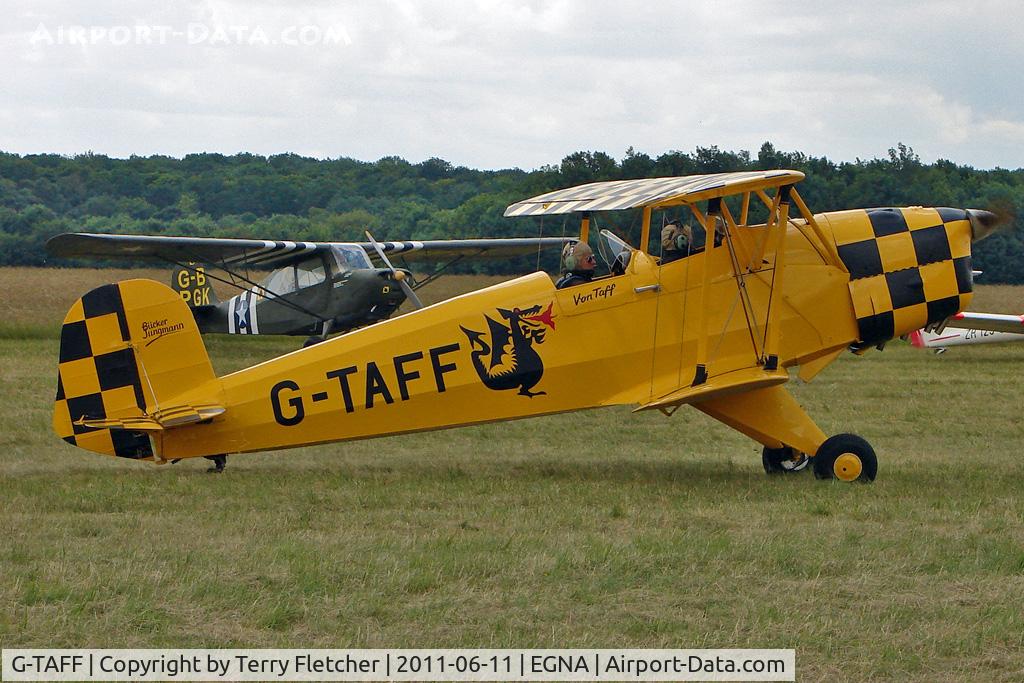 G-TAFF, 1957 CASA 1-131E Jungmann C/N 1129, One of the aircraft at the 2011 Merlin Pageant held at Hucknall Airfield
