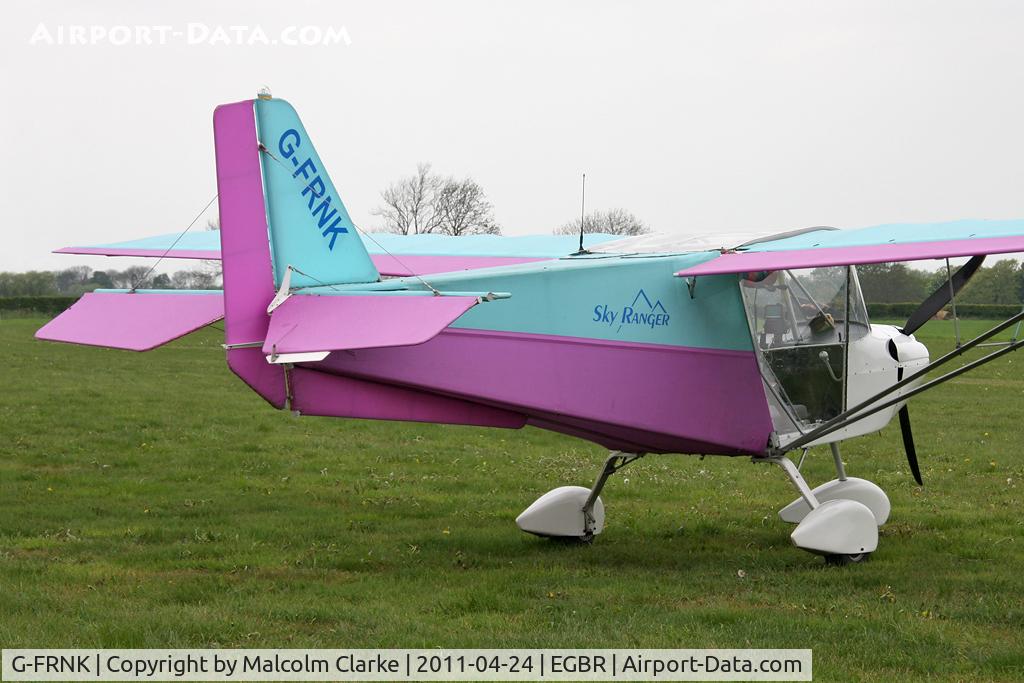 G-FRNK, 2005 Skyranger 912(2) C/N BMAA/HB/439, Skyranger 912(2) at Breighton Airfield, UK in April 2011.