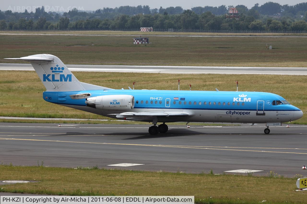 PH-KZI, 1997 Fokker 70 (F-28-0070) C/N 11579, KLM Cityhopper